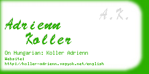 adrienn koller business card